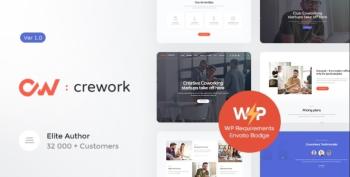Crework - Coworking And Creative Space WordPress Theme